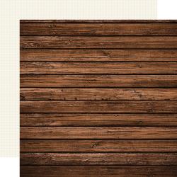 Simple Stories - Color Vibe - Elm/Cream Grid Cardstock