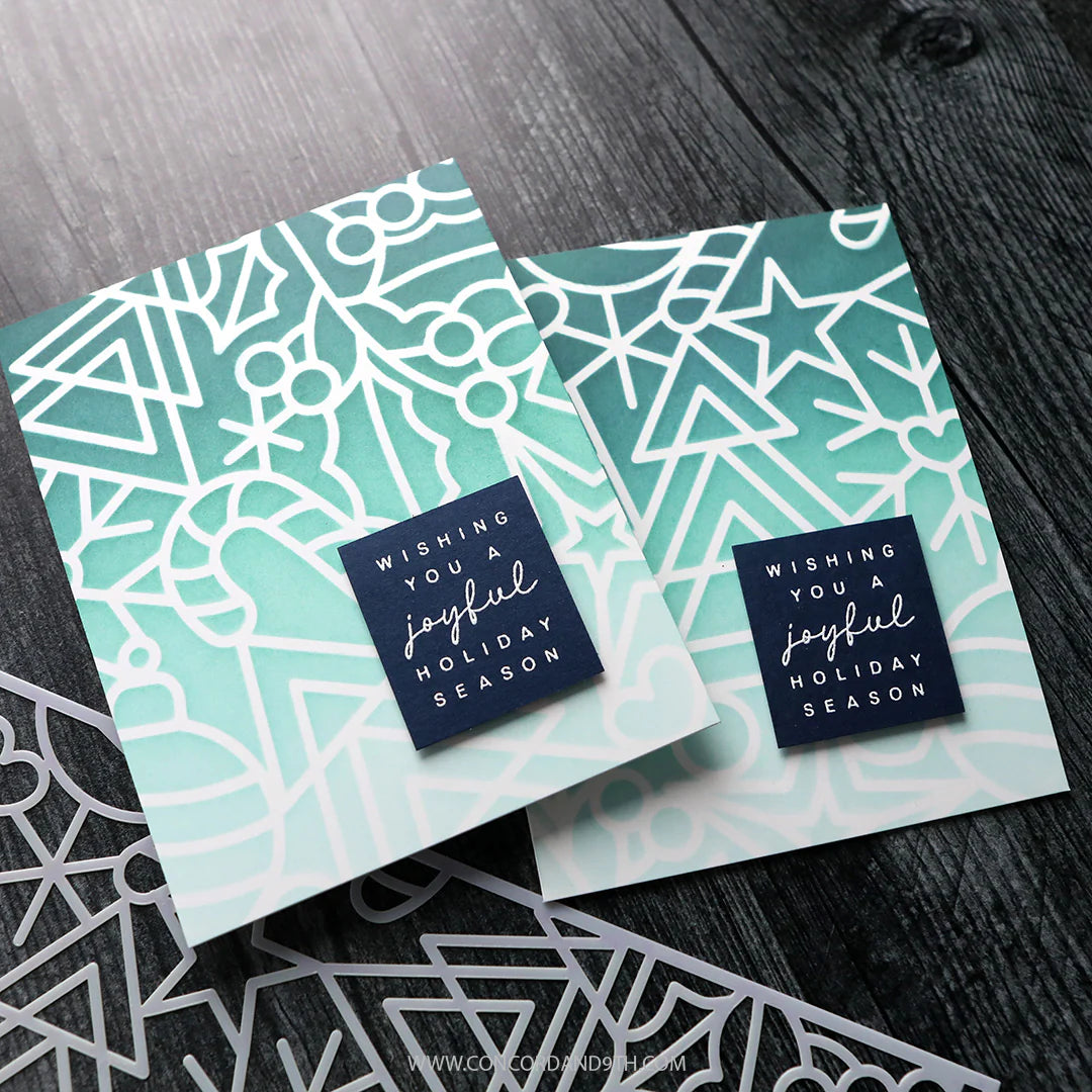 Concord & 9th - Holiday Icons Stencil Set by Kristina Werner