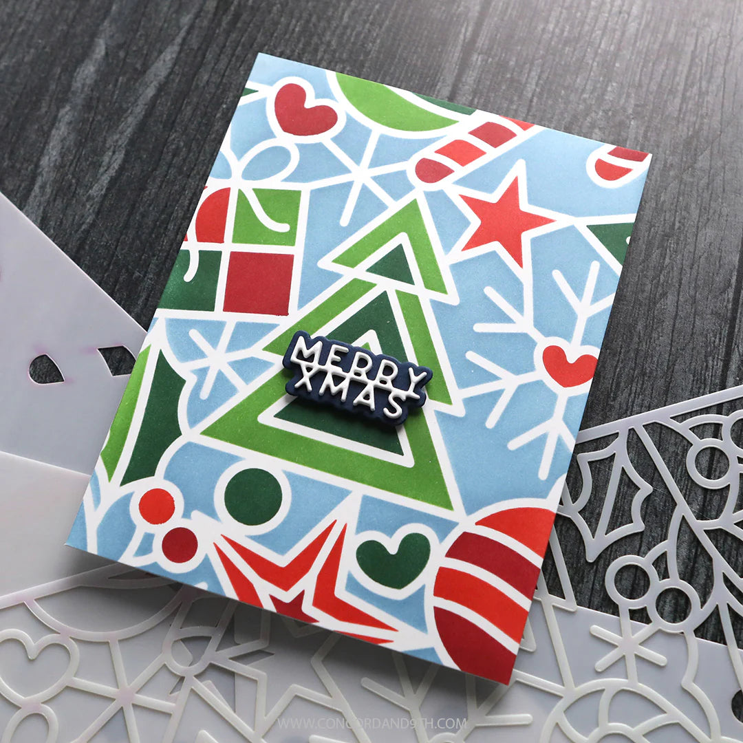 Concord & 9th - Holiday Icons Stencil Set by Kristina Werner