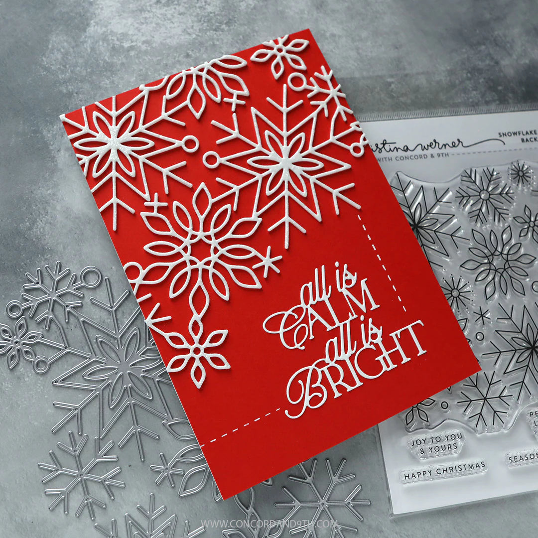 Concord & 9th - Snowflake Season Border Die Set by Kristina Werner