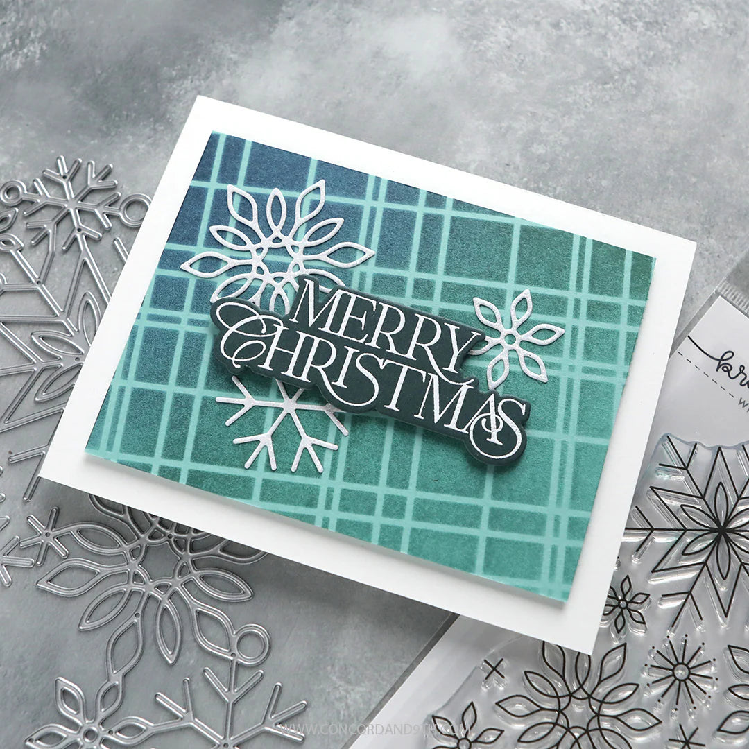 Concord & 9th - Snowflake Season Border Die Set by Kristina Werner