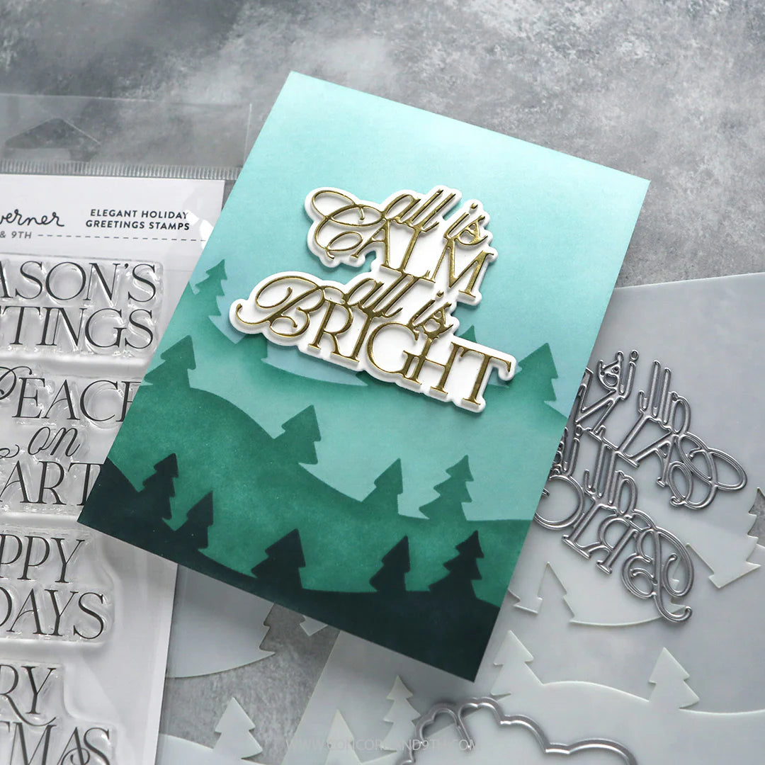 Concord & 9th - Trees and Forest Stencil Pack by Kristina Werner