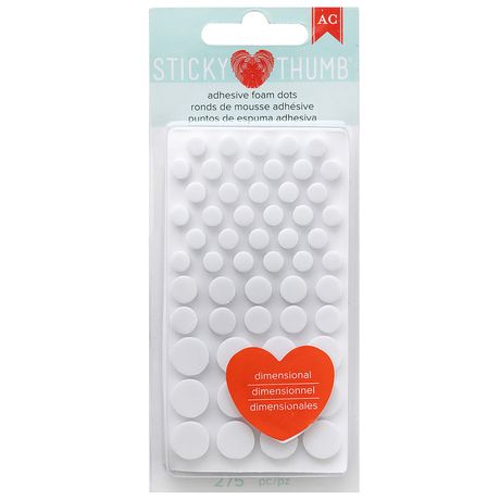 Sticky Thumb - Foam Dimensional Dots - 3mm