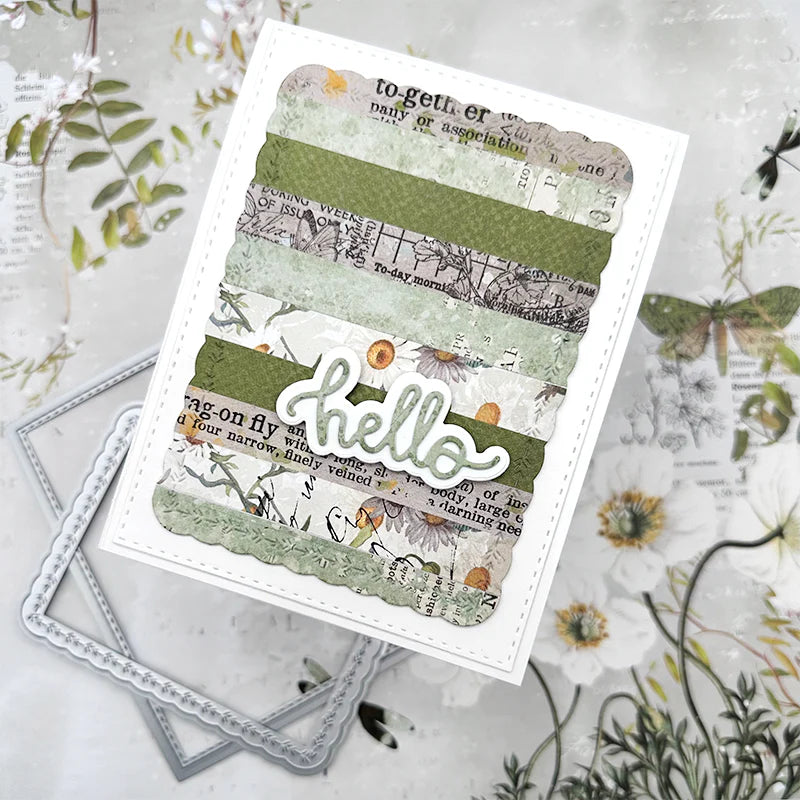 Emily Moore Designs - "Hi, hey, hello" Large Word Die Set