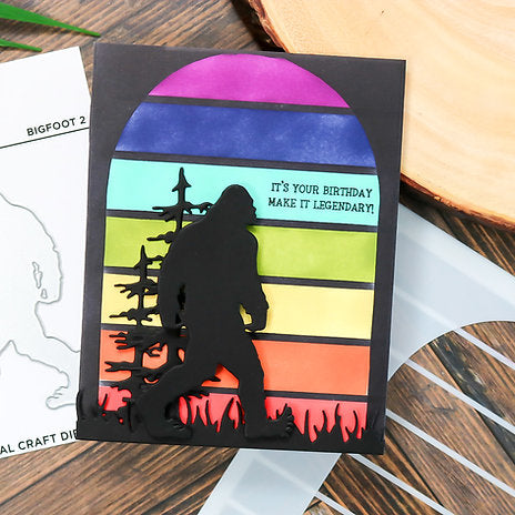 This Calls for Confetti - Retro Stripes Add-On Stencil, Mask & Die Bundle