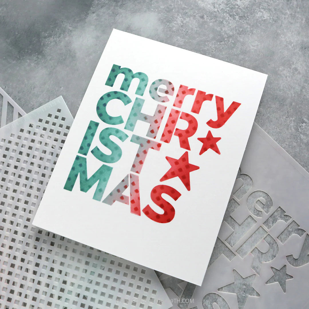 Concord & 9th - Simple Christmas Stencil Set by Kristina Werner