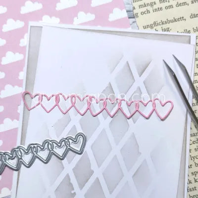 Gummiapan - Heart Border Die