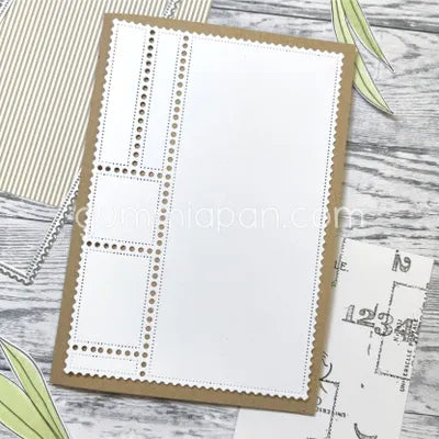 Gummiapan - Postage Stamp Background Die