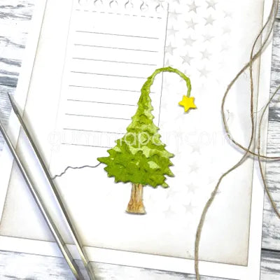 Gummiapan - Crooked Christmas Tree Die Set