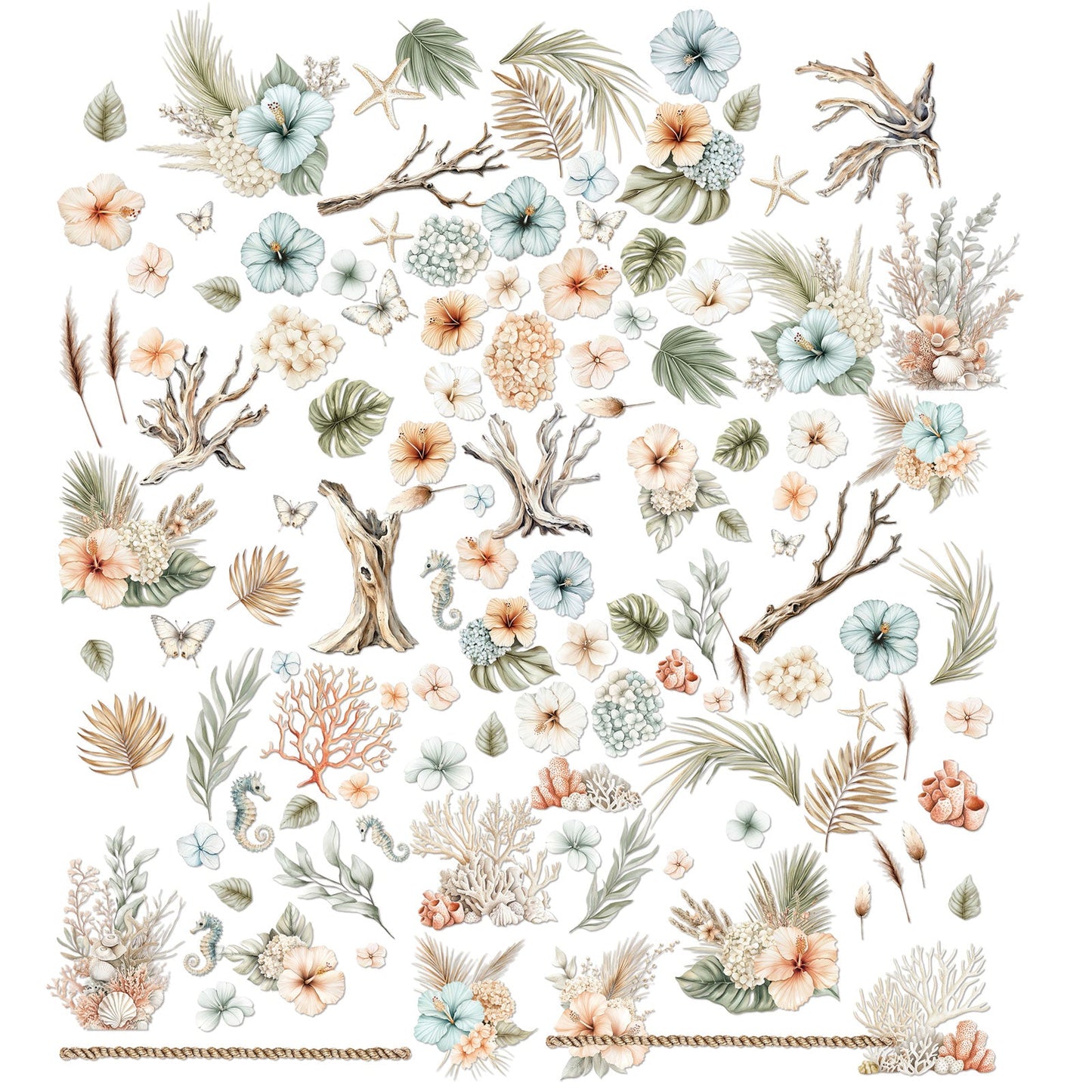 49 & Market - Coastal Soul - Laser Cut Botanicals