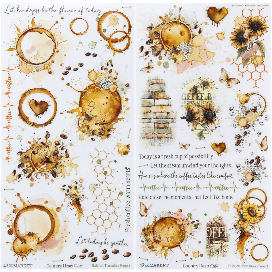 49 & Market - Country Heart Cafe - Blendable Rub-Ons