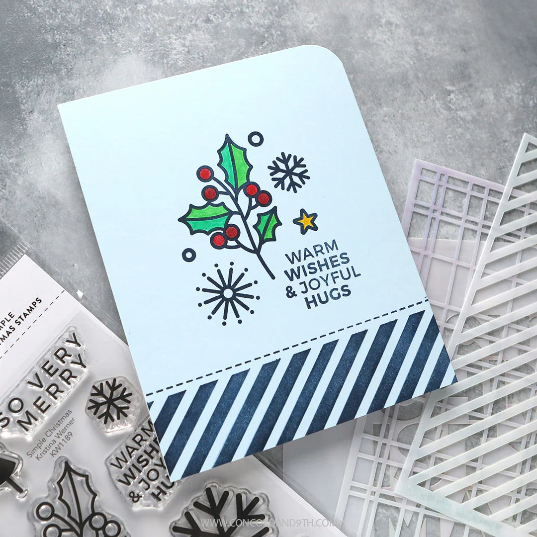 Concord & 9th - Simple Christmas Stamp & Die Bundle by Kristina Werner