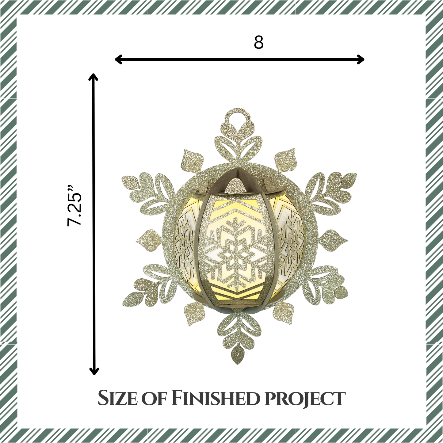 Craftreat - Snowflake Lantern - Crafters Home Exclusive