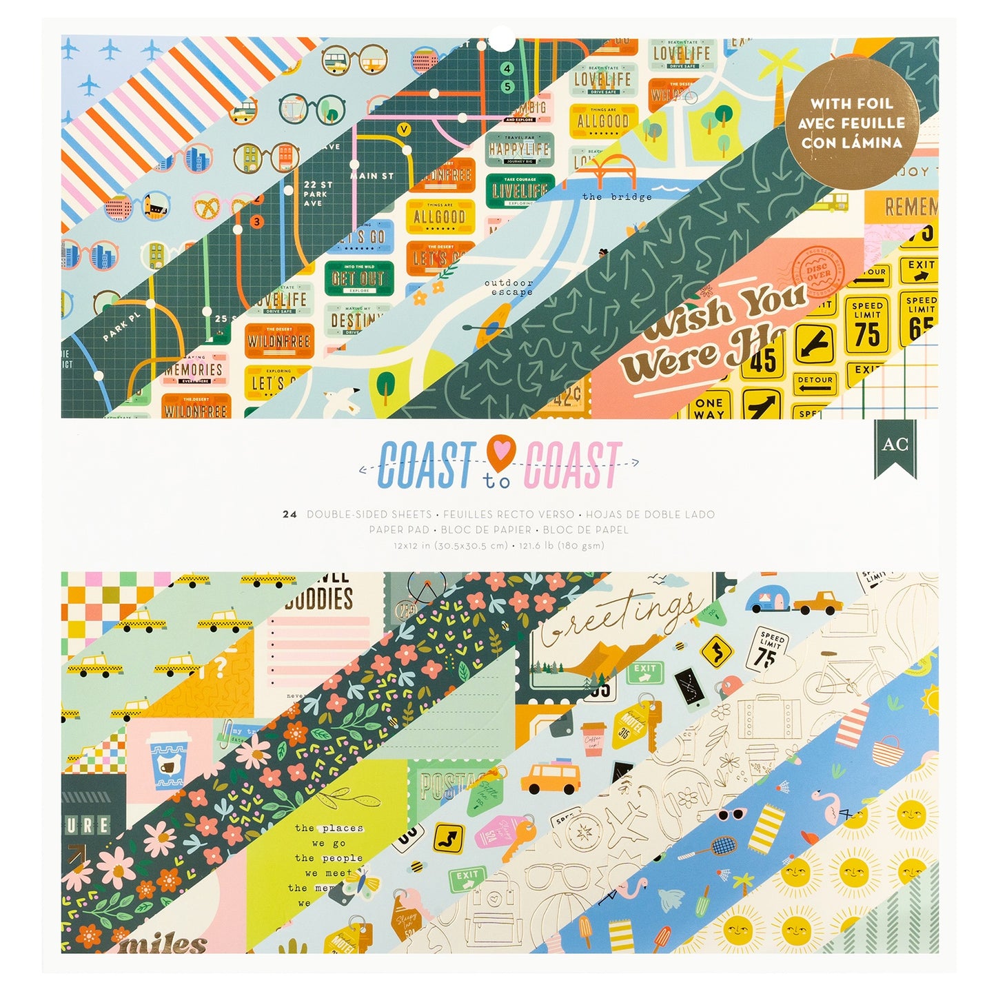 American Crafts - Coast-to-Coast - Paper Pad