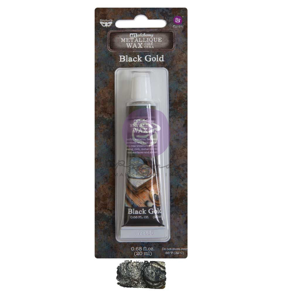 Finnabair - Art Alchemy Metallique Wax - Black Gold