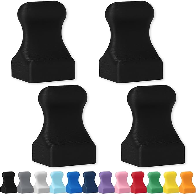 Glassboard Studio - Mini Pawn Magnet - Black - SINGLE