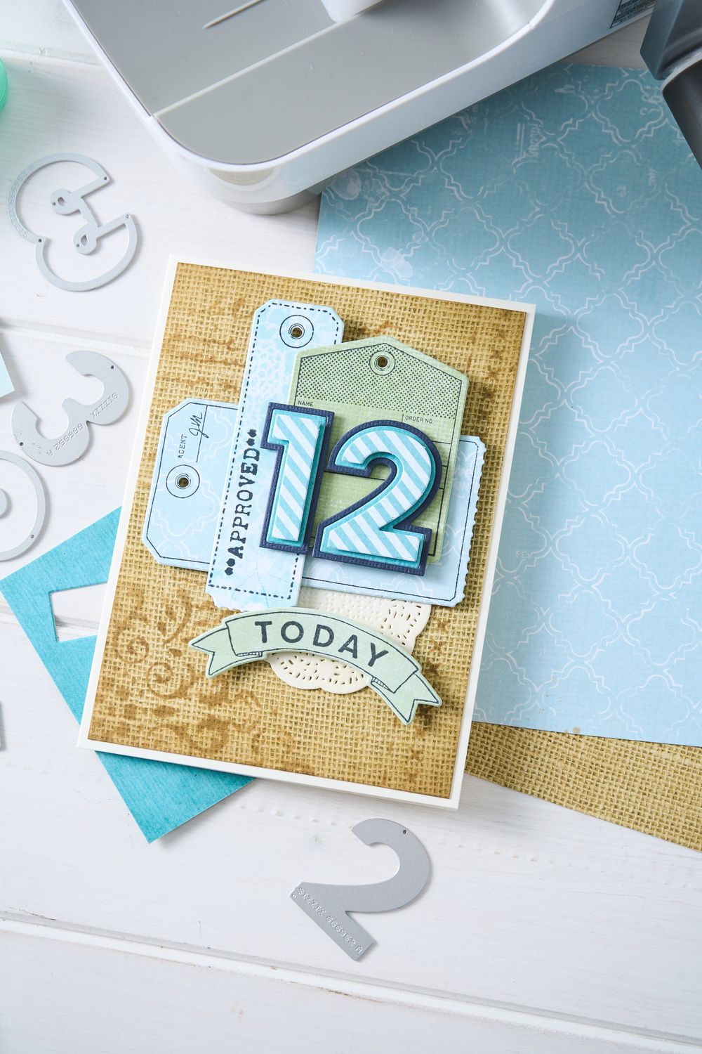Sizzix - This or That Numbers Die Set by 49 & Market