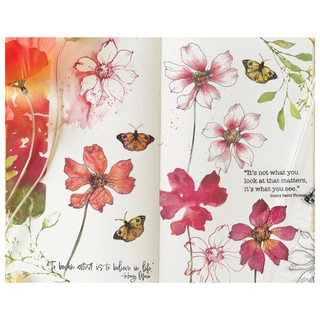 Sizzix - Wild Blooms Stamp Set by Willow Wolfe