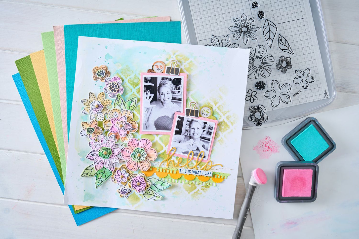 Sizzix - Vicki Script #1 Die Set by Vicki Boutin