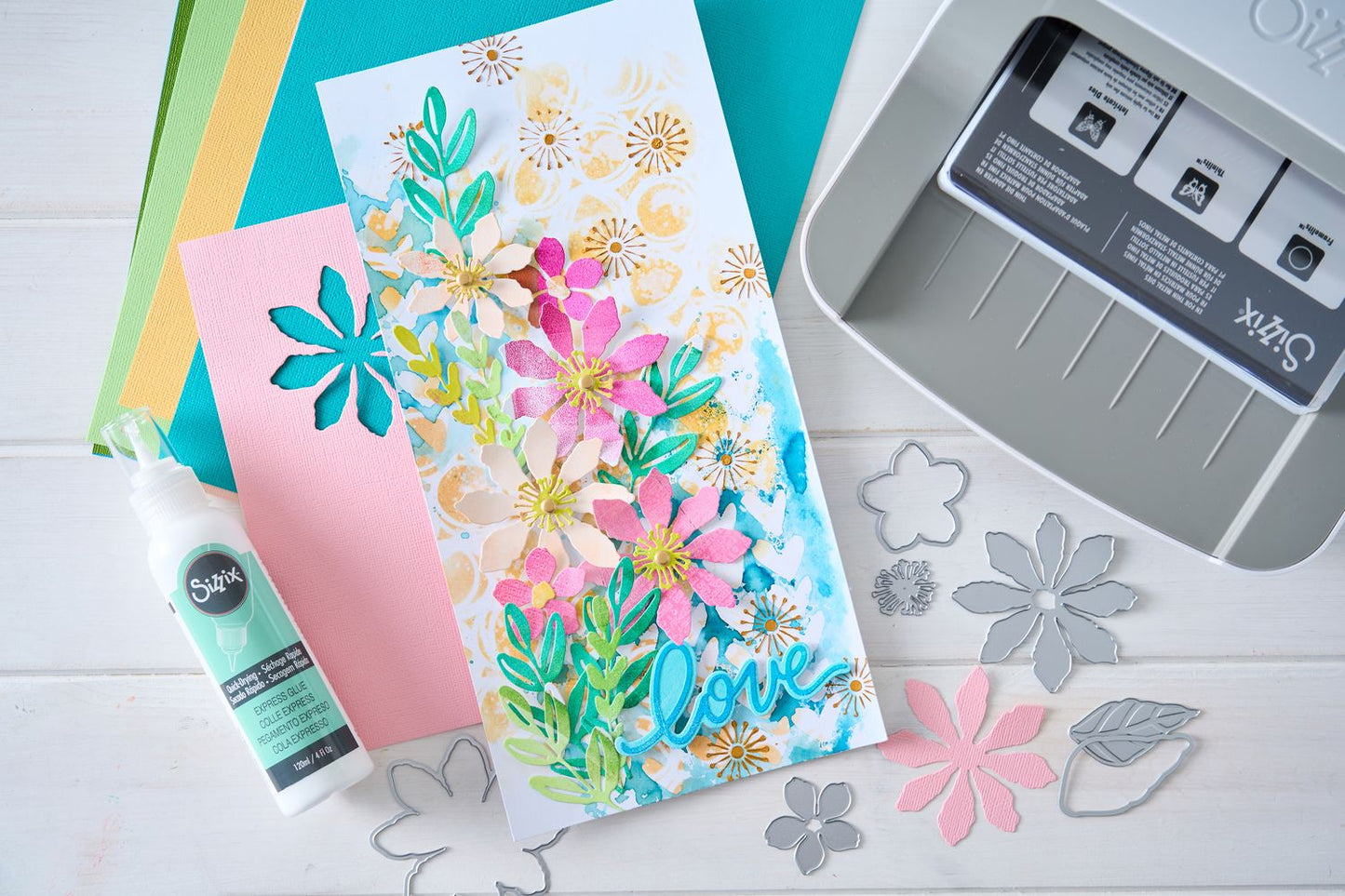 Sizzix - Buildables Backgrounds #1 Stencil Set by Vicki Boutin