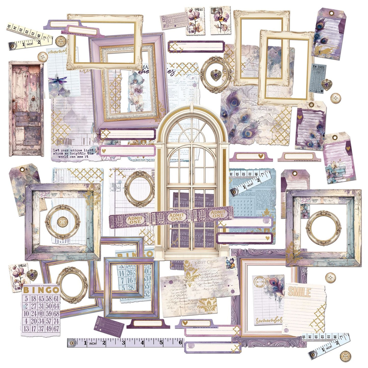 49 and Market - Plume & Petal - Ephemera and Frames