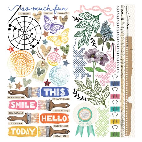49 and Market - Artful Moments - Laser Cut Elements by Vicki Boutin