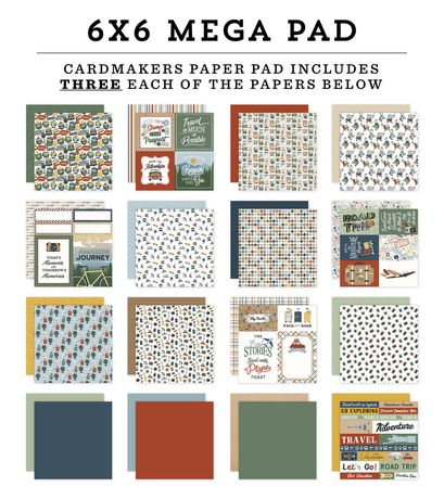 Echo Park - It's Time to Travel - 6x6 Mega Paper Pad
