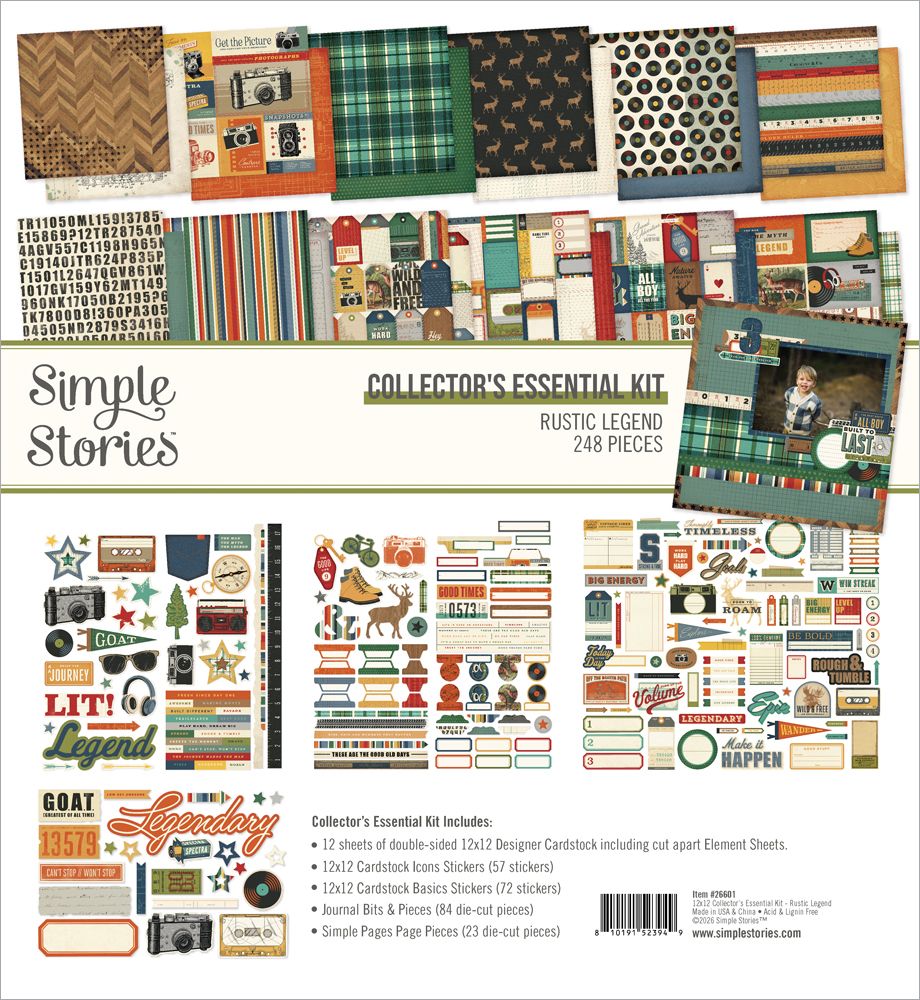 Simple Stories - Rustic Legend - Collector's Essential Kit