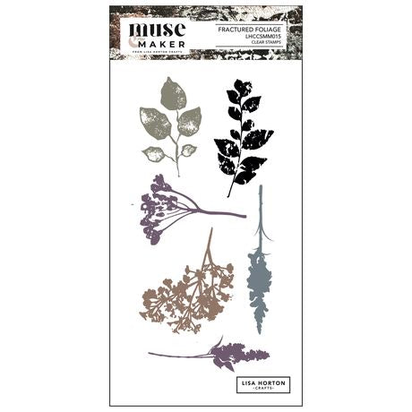 Lisa Horton - Muse & Maker - Fractured Foliage Stamp Set