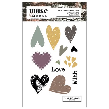 Lisa Horton - Muse & Maker - Shattered Affection Stamp Set