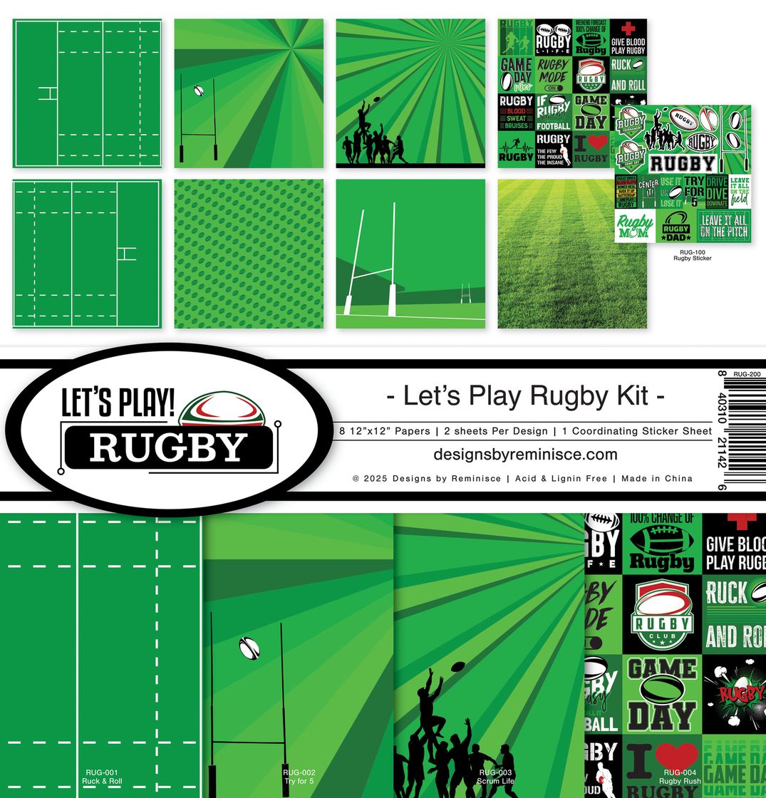 Reminisce - Rugby Collection Kit