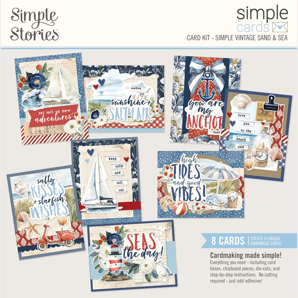 Simple Stories - Simple Vintage Sand & Sea - Card Kit