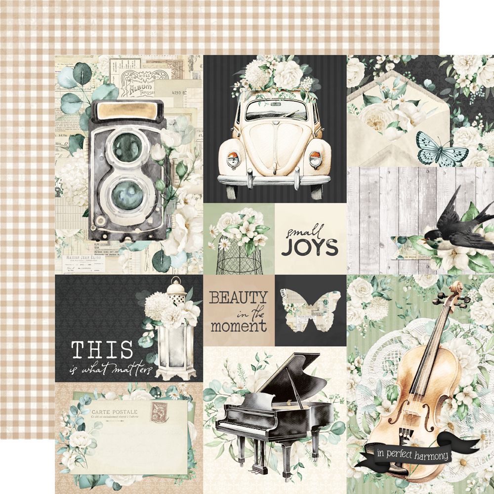 Simple Stories - Simple Vintage Timeless Harmony - Cardstock: Combo Elements