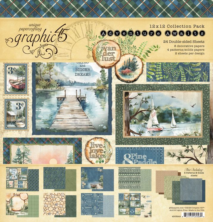 Graphic 45 - Adventure Awaits - Collection Pack