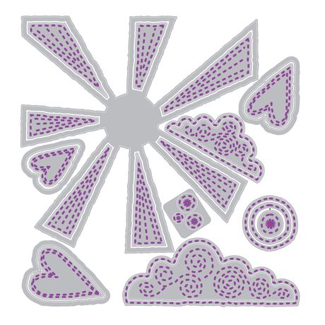 Sizzix - Sunny Days Die Set by Vicki Boutin