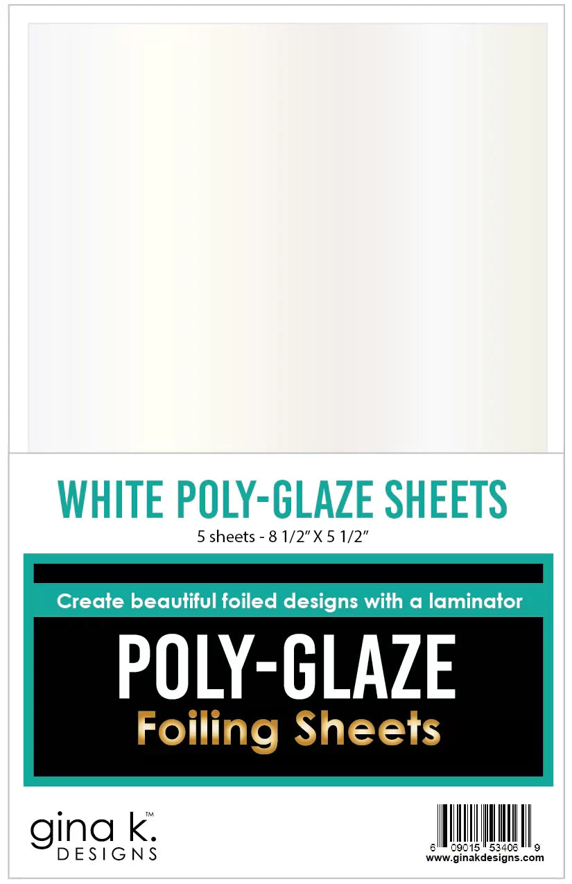 Gina K. - Poly-Glaze - White Poly-Glaze Sheets