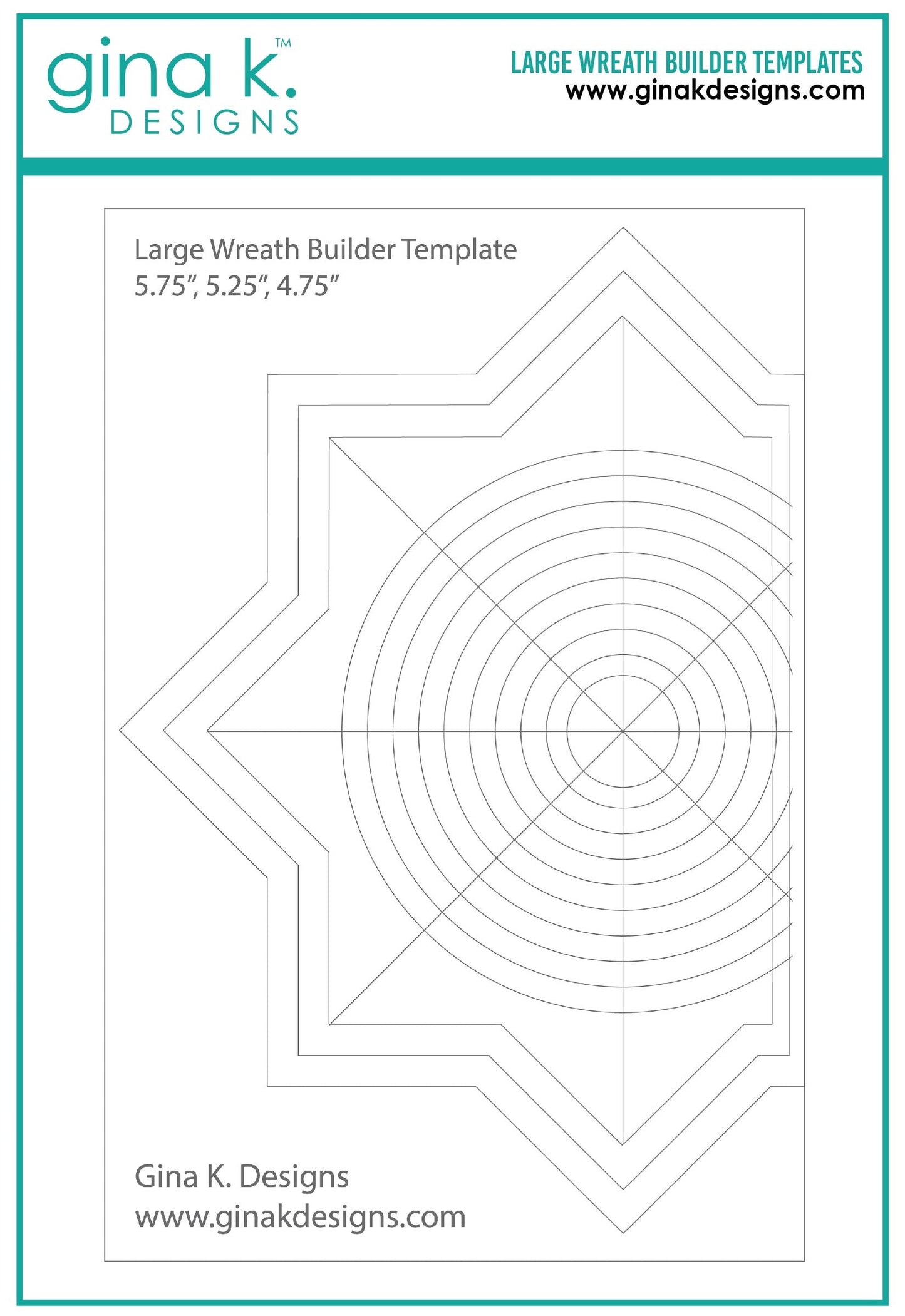 Gina K. - Large Wreath Builder Template