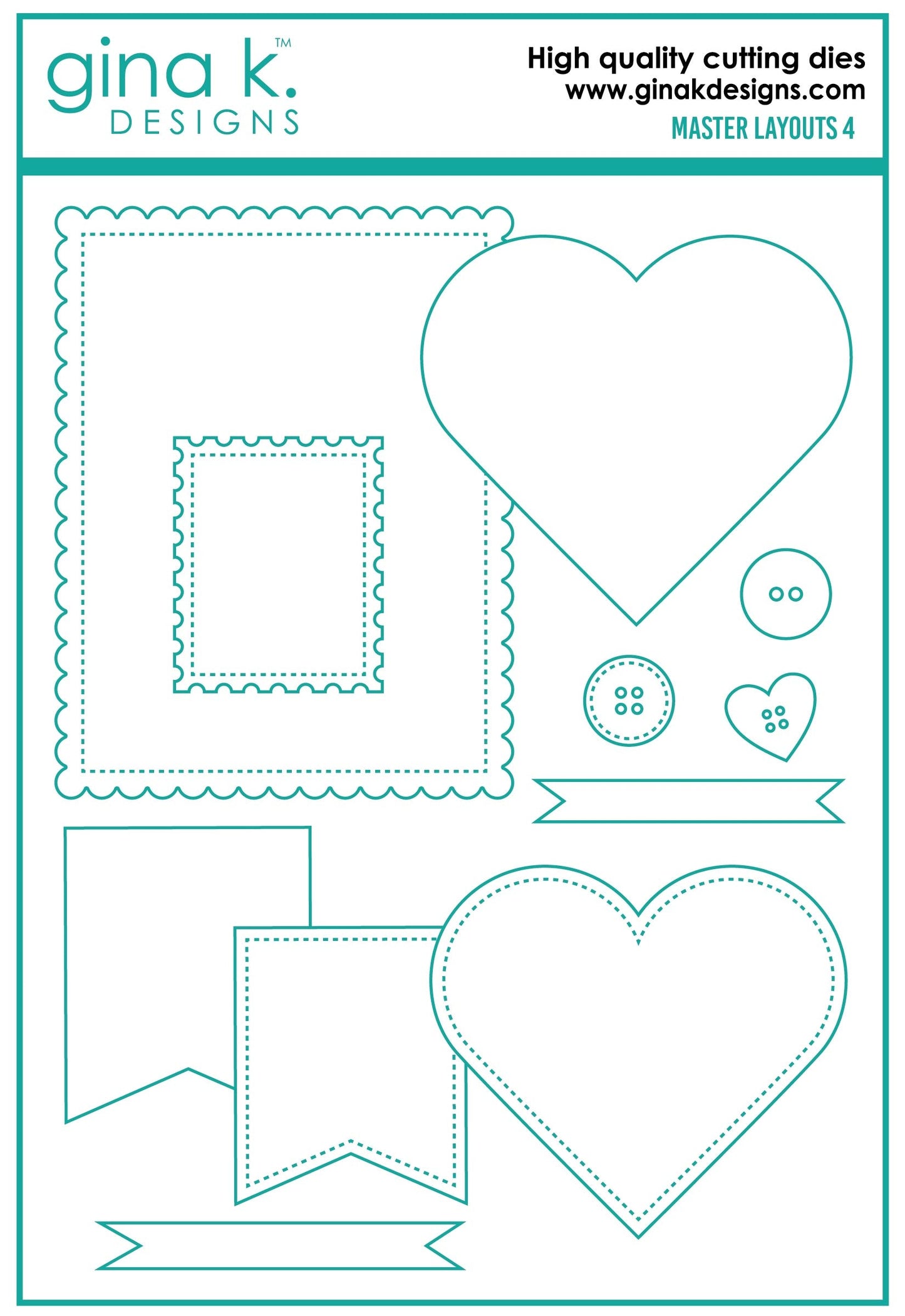 Gina K. - Master Layout 4 Die Set