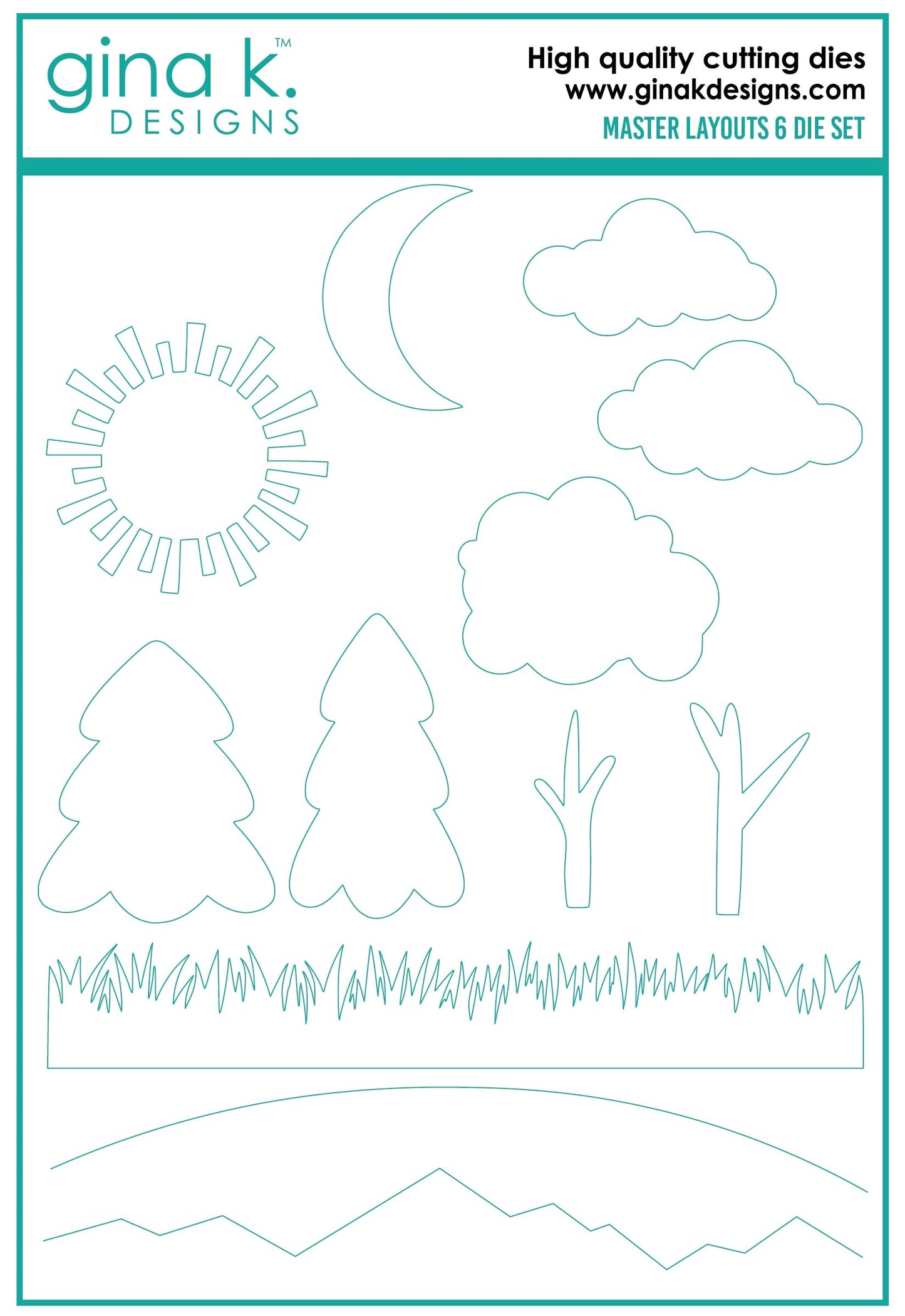 Gina K. - Master Layout 6 Die Set