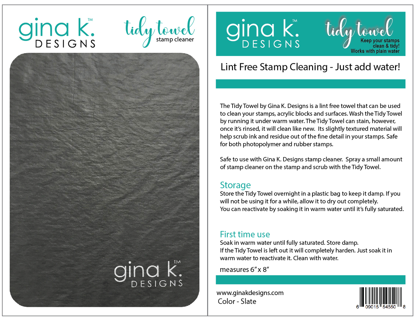 Gina K. - Tidy Towel - New & Improved