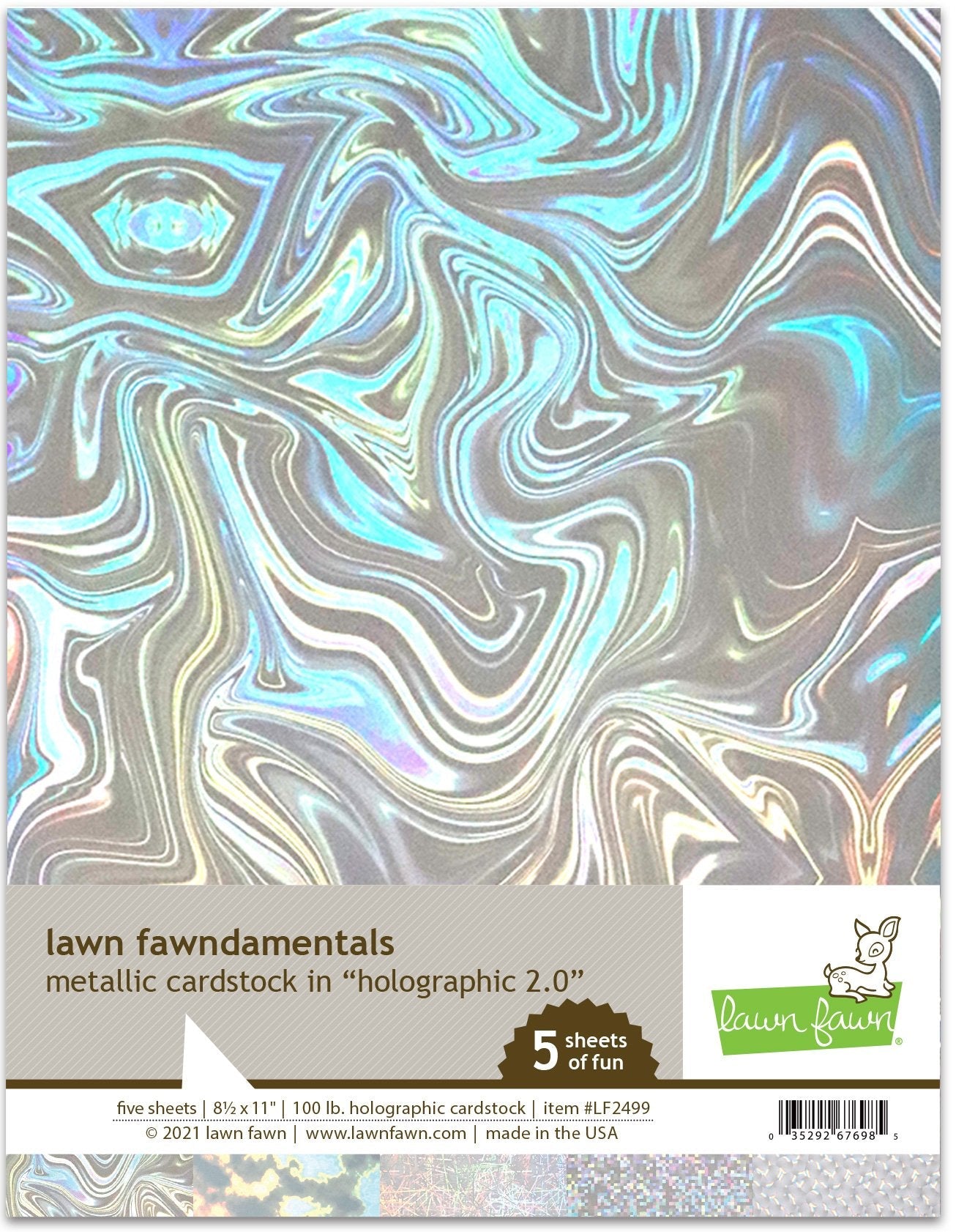 Lawn Fawn - Metallic Holographic 2.0 Cardstock