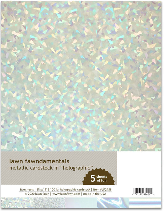 Lawn Fawn - Metallic Holographic Cardstock