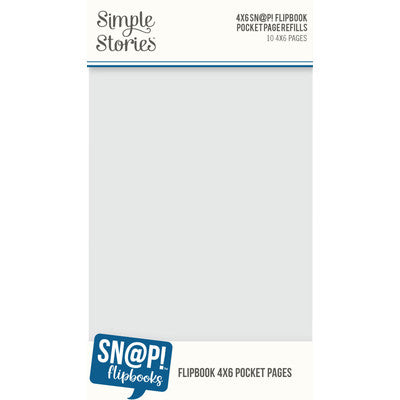 Simple Stories - 4x6 Flipbook - 4x6 Pocket Page Refills