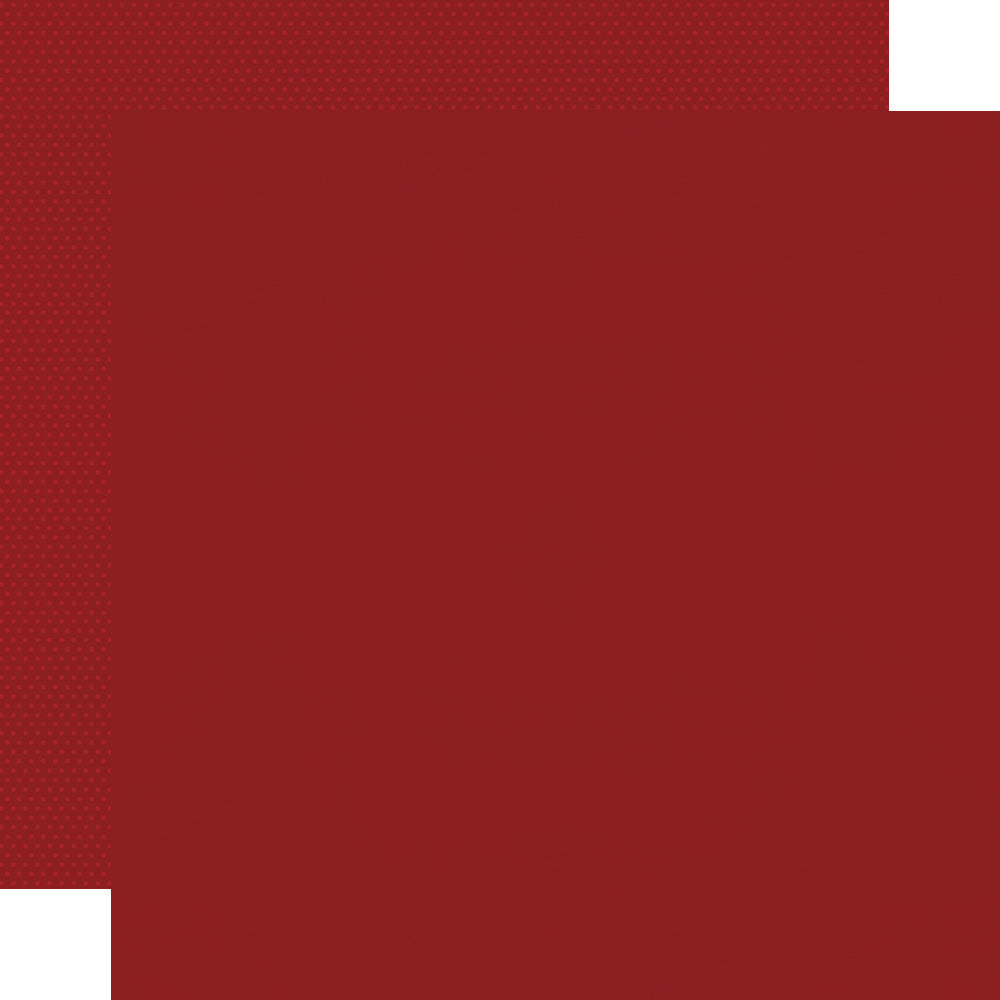 Simple Stories - Color Vibe Winter - Cranberry Cardstock