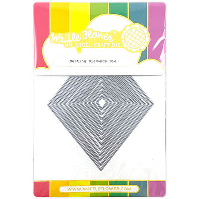Waffle Flower - Nesting Diamonds Die Set