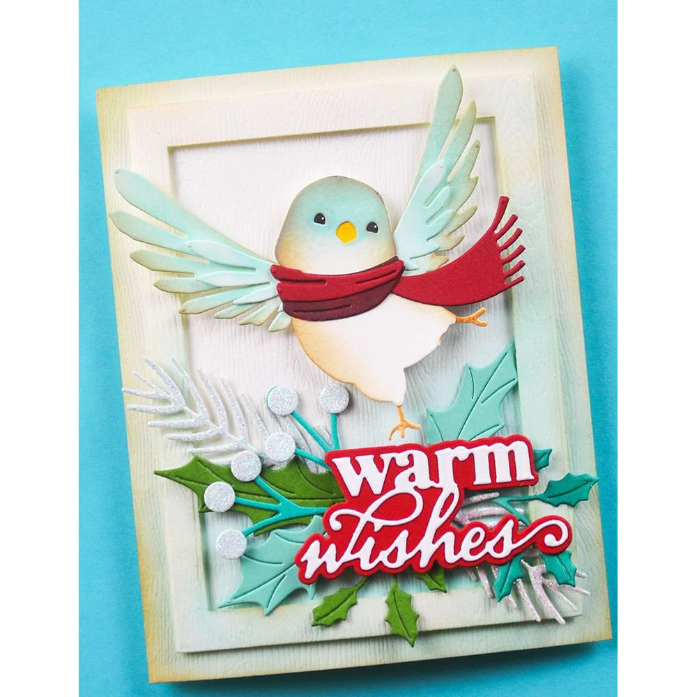 Memory Box - Warm Wishes Stylish Script Die Set