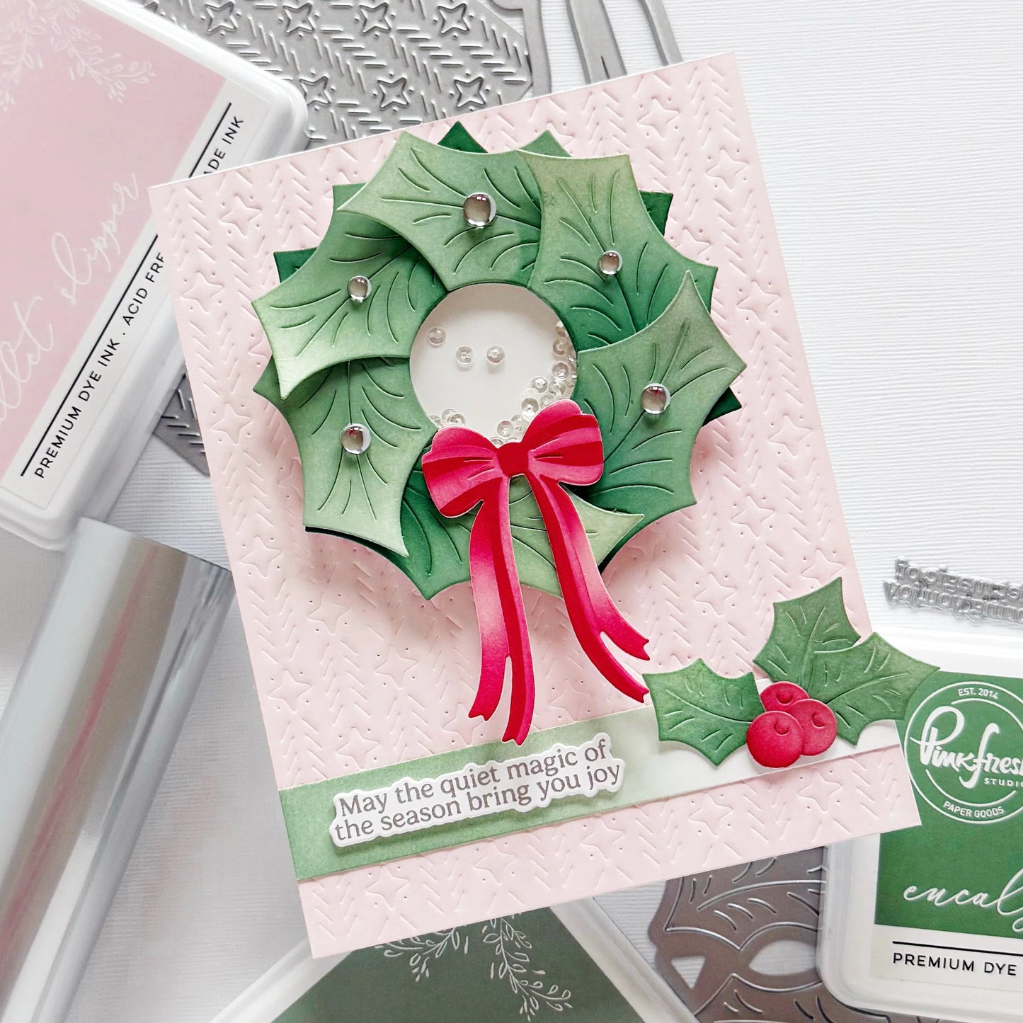 Pinkfresh - Timeless Tidings Die & Stencil Bundle
