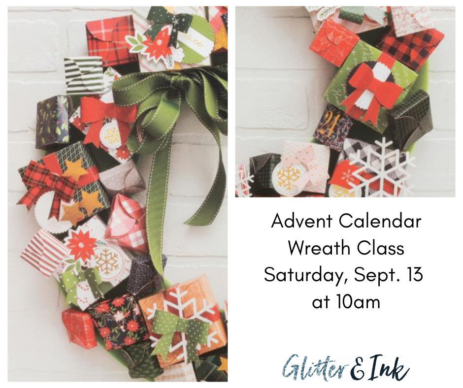 CLASS - Advent Calendar Wreath Class - Sept. 13 at 10am