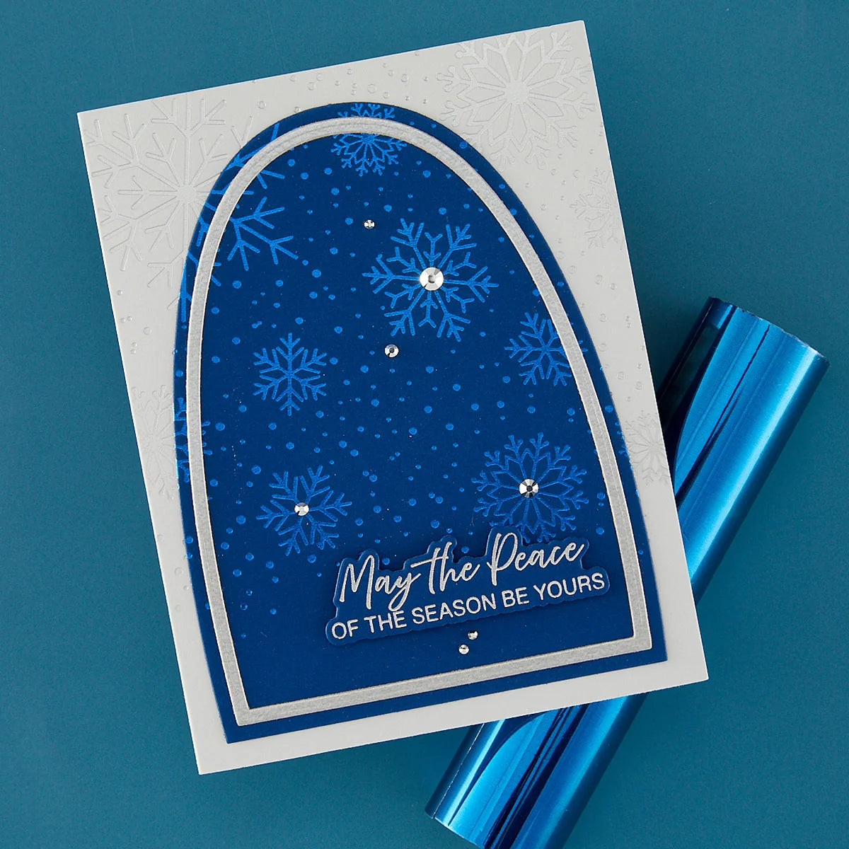 Spellbinders - Winter Peace Press + Foil Plate & Die Bundle