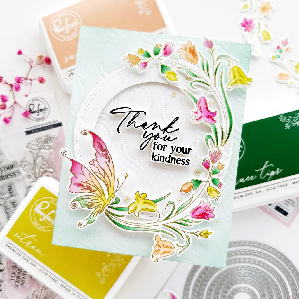 Pinkfresh - Essentials: Double Stitched Circle Die Set